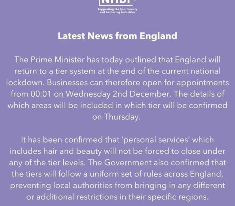 National Hair & Beauty Federation – Latest News from England